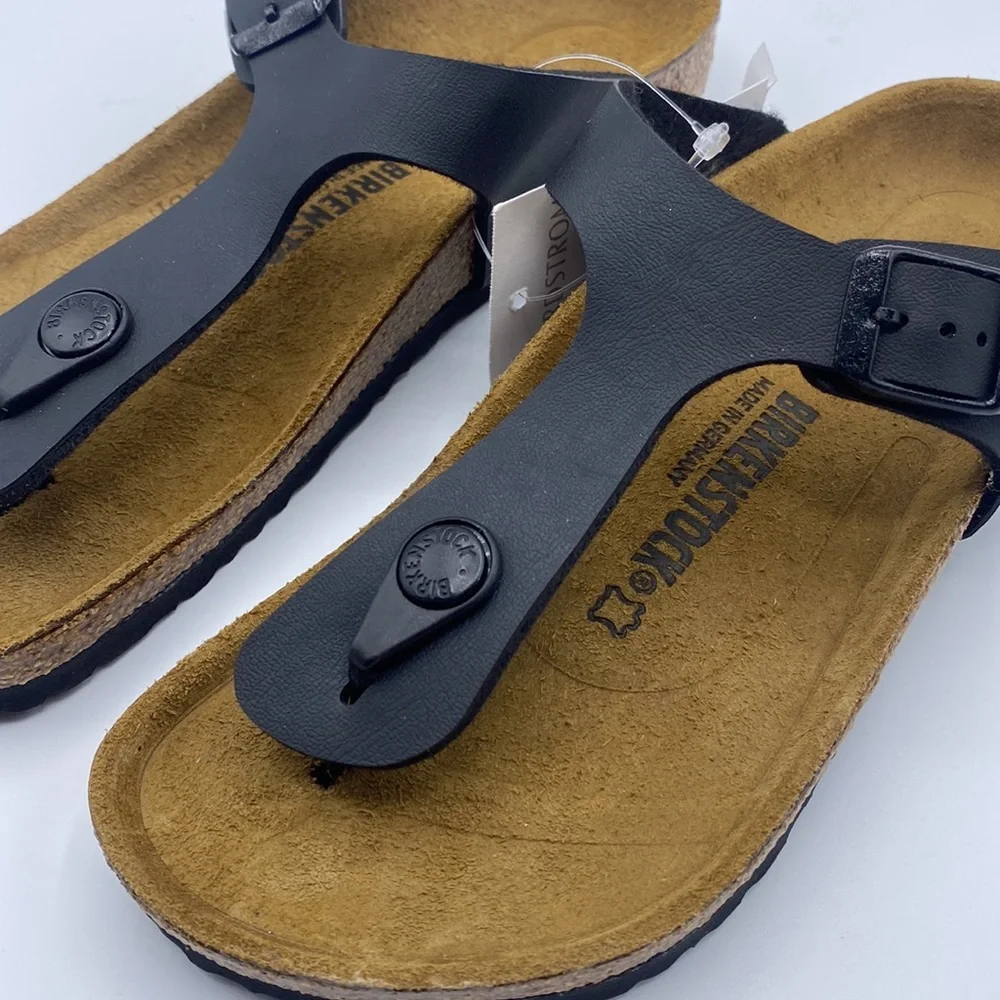 KIDS - Birkenstock‎ Kids Gizeh Black Thong Sandals
